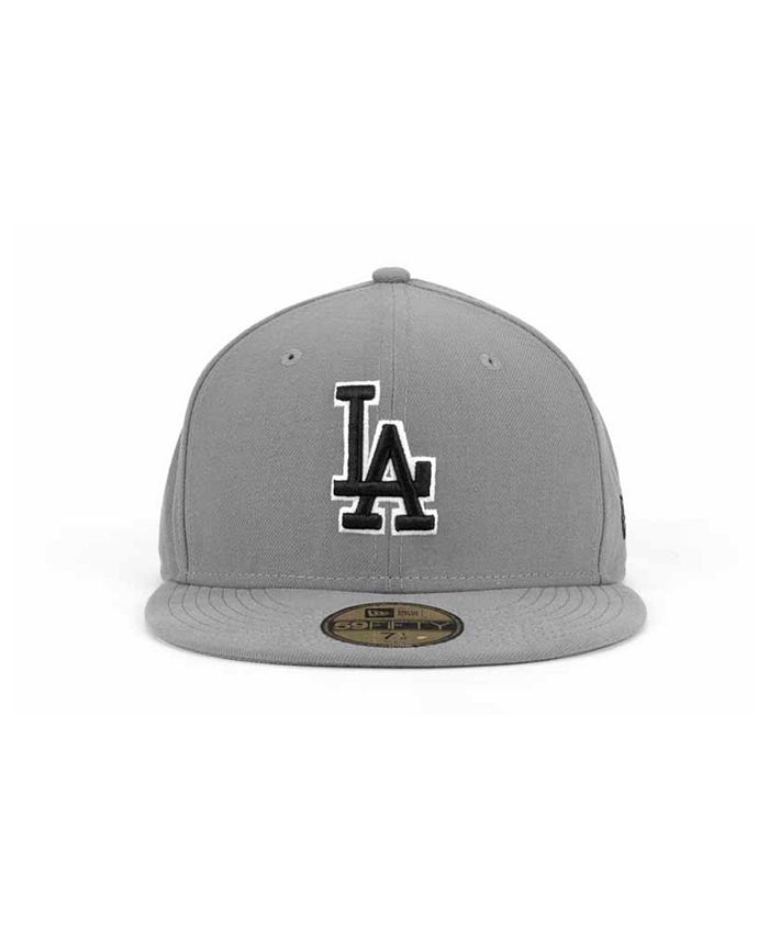 New Era Los Angeles Dodgers MLB Gray BW 59FIFTY Cap - Macy's