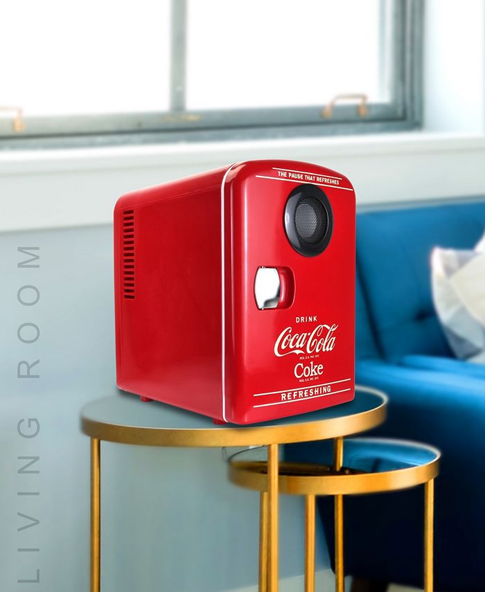 Koolatron Coca-Cola Portable 6 Can Thermoelectric Mini Fridge Cooler ...