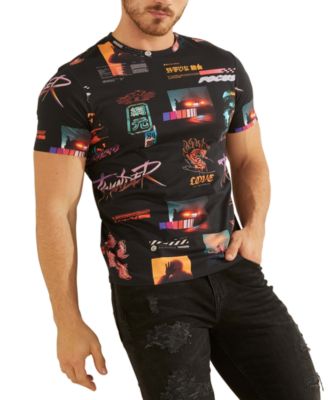 GUESS - Men's Eco Neon Nights Tee