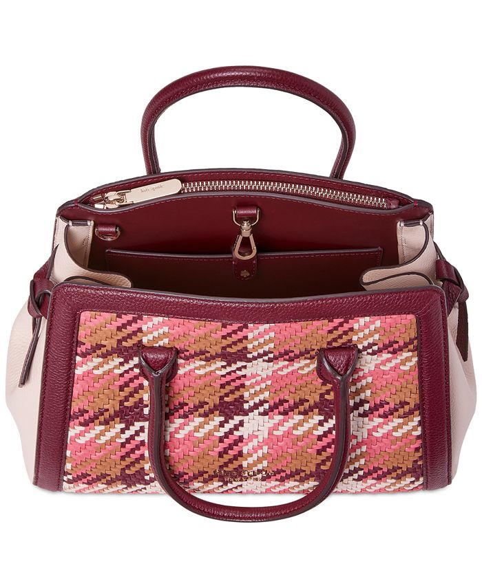 kate spade knott medium leather satchel