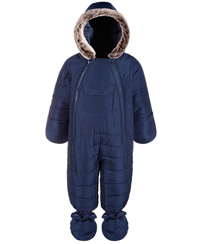 First Impressions Baby Boys Hooded Snowsuit, Created for Macy's ...