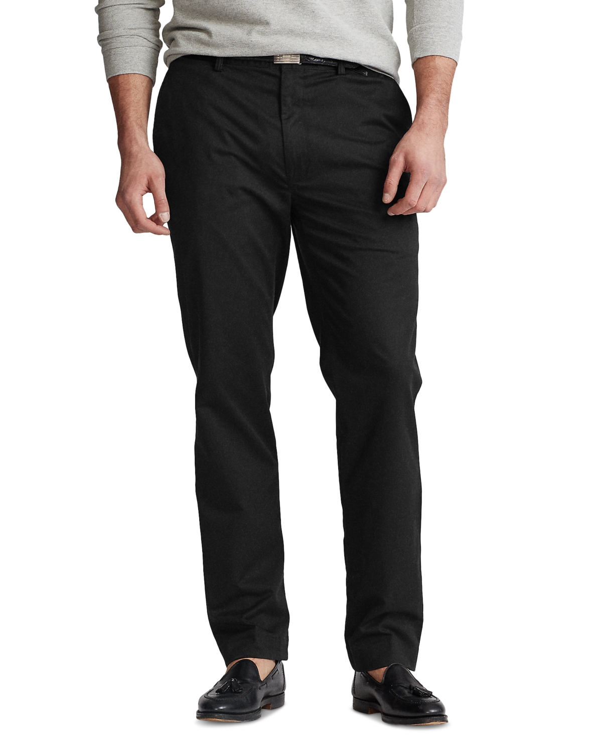 Polo Ralph Lauren Men's Big & Tall Stretch Classic-Fit Twill Pants - Polo Black