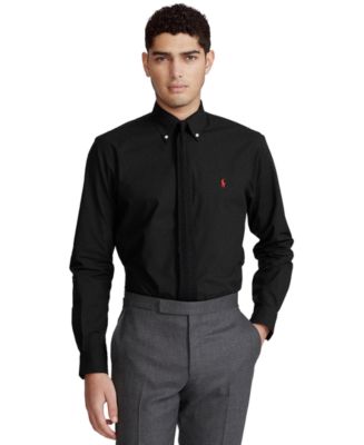 Polo Ralph Lauren Men's Slim Fit Striped Stretch Poplin Shirt & Reviews -  Casual Button-Down Shirts - Men - Macy's