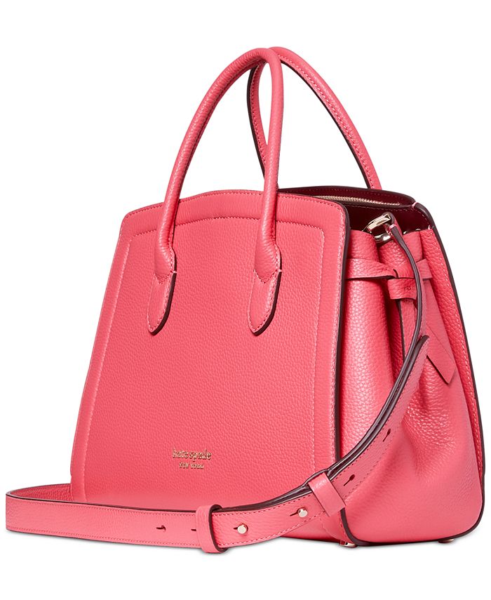 kate spade knott medium leather satchel