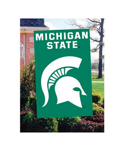 Party Animal Michigan State Spartans Applique House Flag