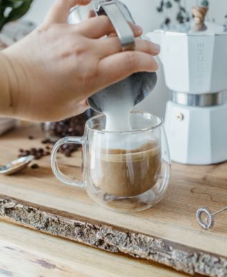 Fresno Double Walled Glass Cups, 9.2 fl oz Each, Set of 2