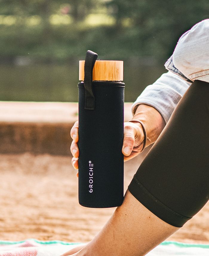 GROSCHE Copenhagen Double Walled Glass Tea Infuser Water Bottle