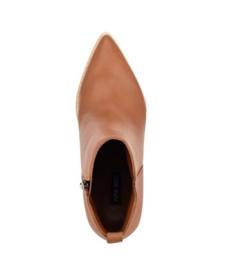 Birds Block Heel Booties 