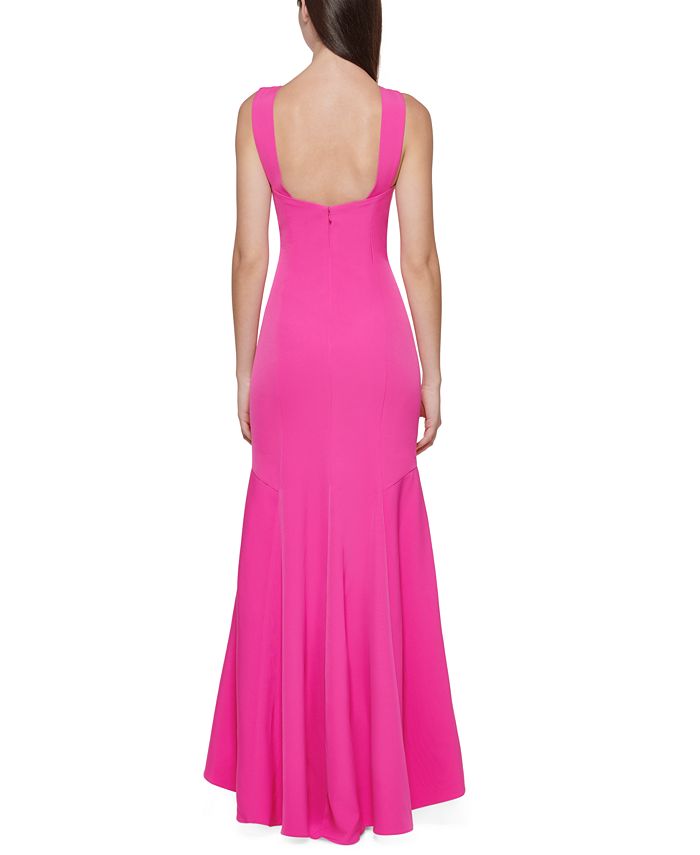 Vince Camuto V-Neck High-Low Gown - Macy's