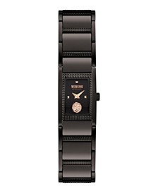 Women's Laurel Canyon Black Stainless Steel Bracelet Watch 18x26mm