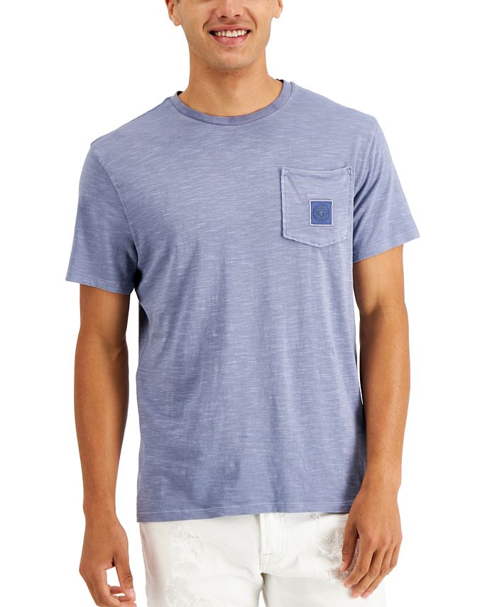 Motivering forene skæg GUESS Men's G Stamp Logo Pocket T-Shirt & Reviews - T-Shirts - Men - Macy's