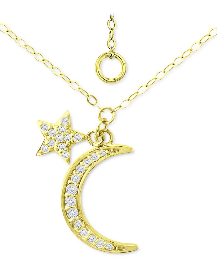 Macy's moon store and star necklace