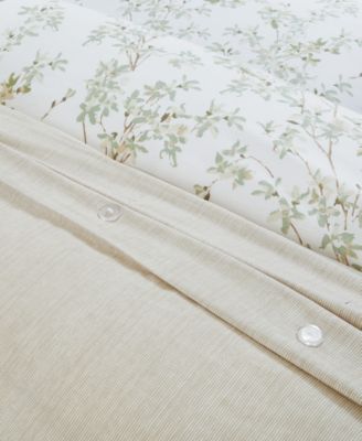 Lindy Cotton Reversible 2-Pc. Duvet Cover Set, Twin