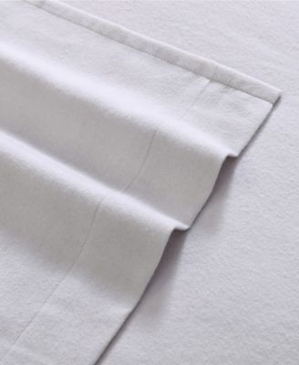 Solid Cotton Flannel 4-Pc. Sheet Set, Full