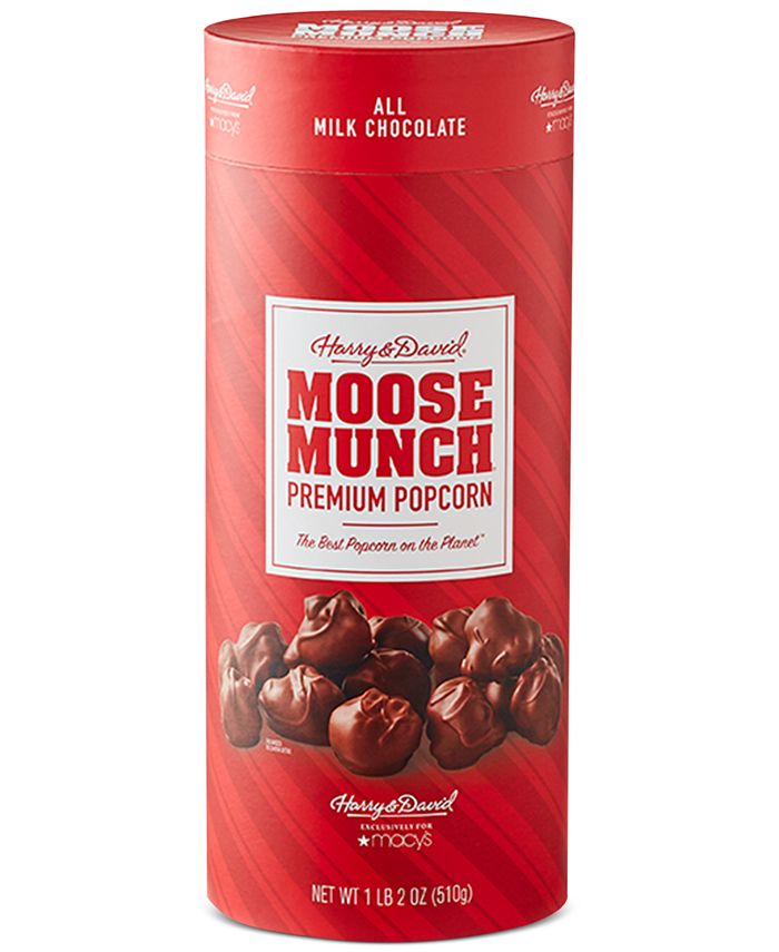 Harry & David All Milk Chocolate Moose Munch Premium Popcorn, 18 oz