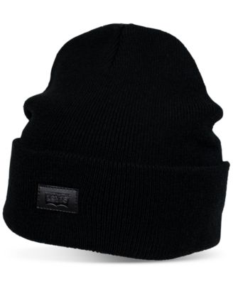 Levi’s All Season Comfy Leather Logo Patch Hero Beanie