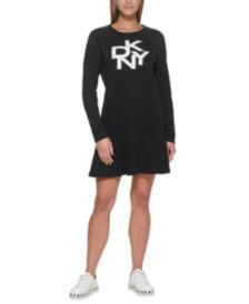 Logo Long-Sleeve T-Shirt Dress