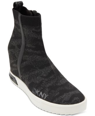 dkny wedge tennis shoes