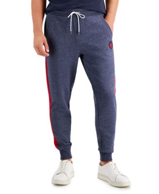 Men's Heathered Color-Block Jogger Pants 