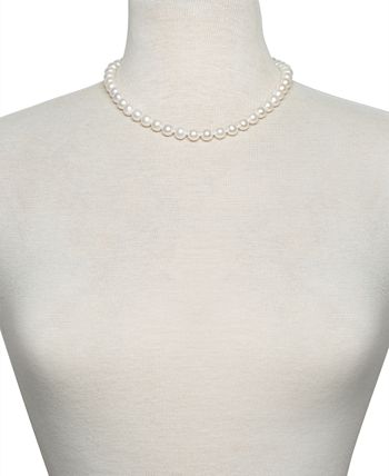 Belle de Mer - AA Cultured Freshwater Pearl Strand Necklace (7-1/2-8-1/2mm)