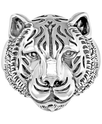 EFFY&reg; Men's Tiger Ring in Sterling Silver