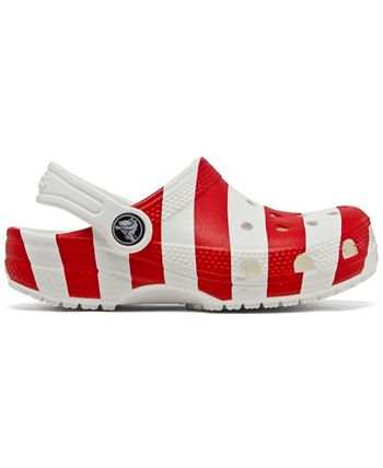 Crocs Little Kids Classic American Flag Clog Sandals from Finish