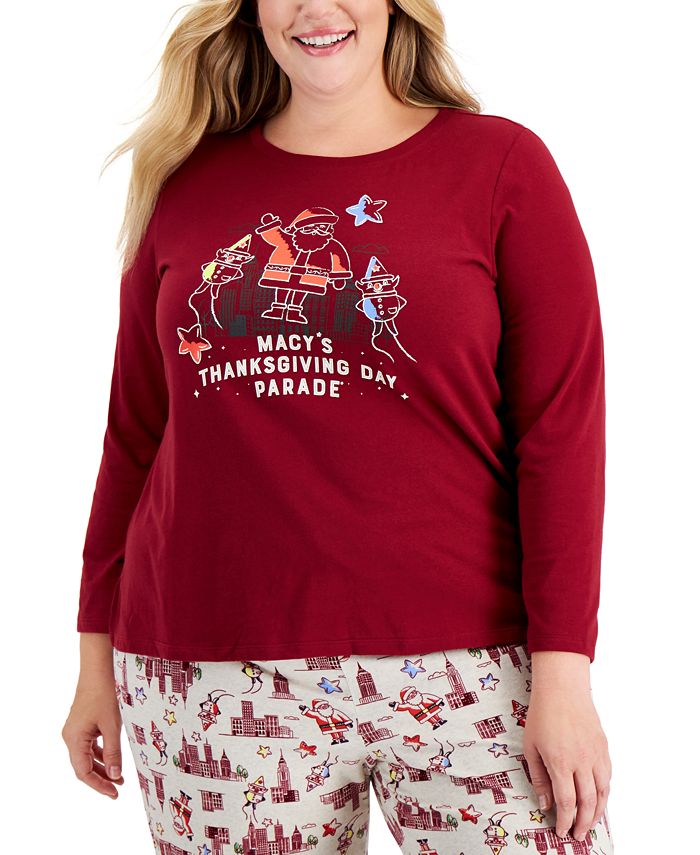 Family Pajamas Matching Women's Plus Size Macy's Thanksgiving Day
