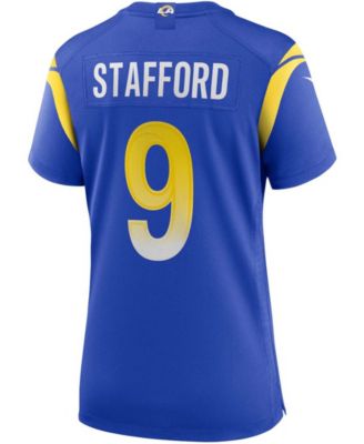 Women's Matthew Stafford Royal Los Angeles Rams Game Jersey