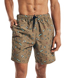 Men's Seal & Floral 8" Swim Shorts
