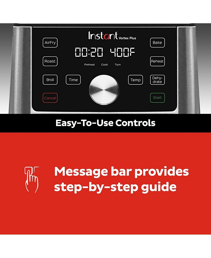 Instant Pot Vortex Plus 4 Qt. 6in1 Stainless Steel Air Fryer Macy's
