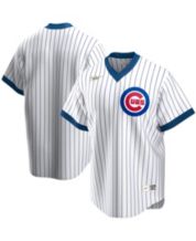 Women's Nike White/Heathered Royal Chicago Cubs Color Split Tri