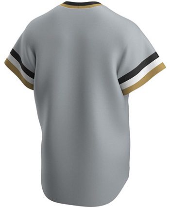 Men's Nike Roberto Clemente Gray Pittsburgh Pirates Road Cooperstown Collection Player Jersey