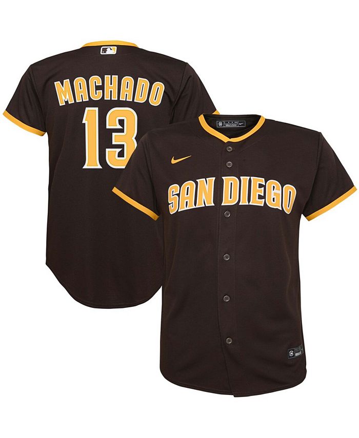 Nike Big Boys and Girls Manny Machado Brown San Diego Padres Road Replica  Player Jersey - Macy's