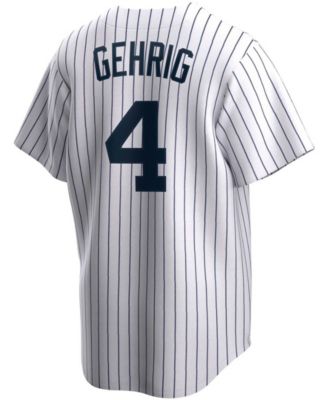 Men's Lou Gehrig White New York Yankees Home Cooperstown Collection Player Jersey