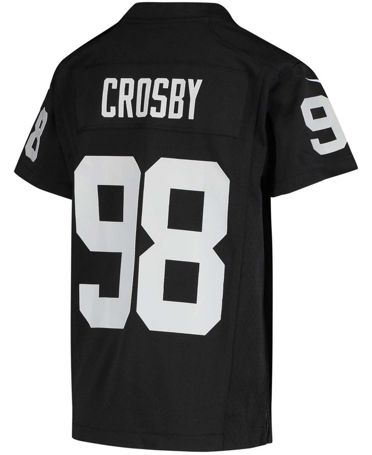 Детская игровая джерси Nike Maxx Crosby Las Vegas Raiders Alternate, цвет: Чёрный — фото 3