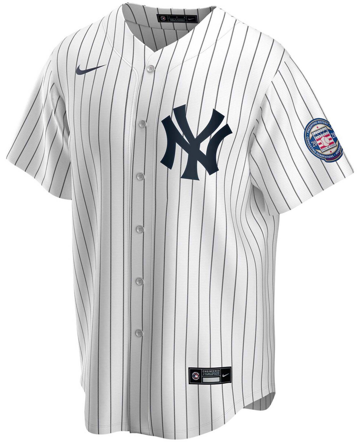Men's Derek Jeterand Navy New York Yankees 2020 Hall of Fame Induction Replica Jersey - White, Navy