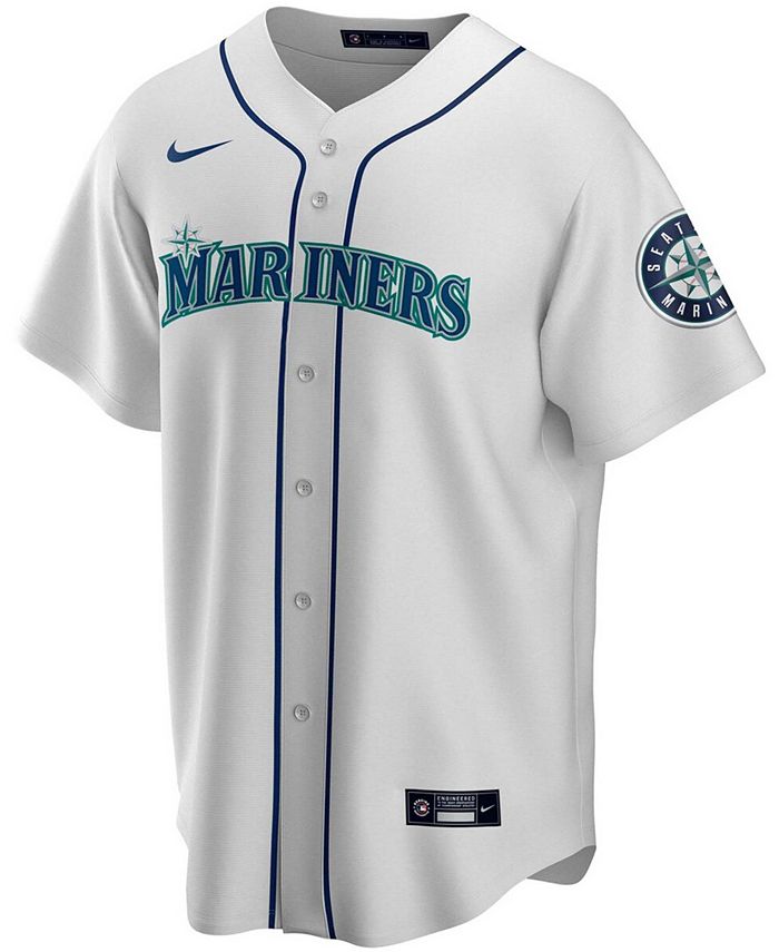 Nike Men's Kyle Lewis White Seattle Mariners Replica Player Name Jersey ...