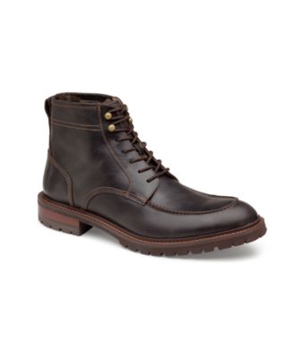 Johnston & Murphy Brown Leather Boots Moc-Toe Casual Johnston & Murphy Men main image 4