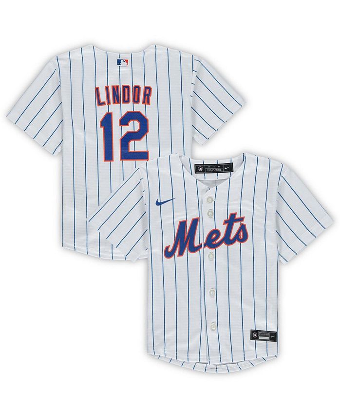 Nike Francisco Lindor White New York Mets Home Replica Player Jersey