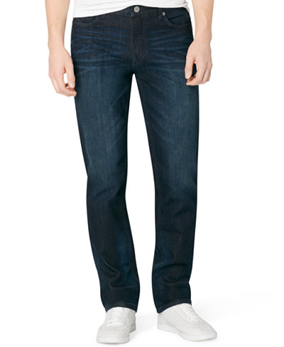 Calvin Klein Jeans Men's Stretch Slim-Straight Fit Jeans - Jeans - Men ...