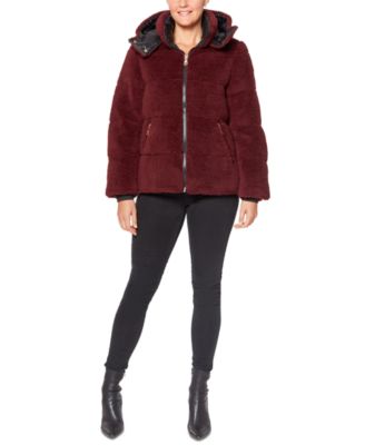 vince camuto long puffer coat