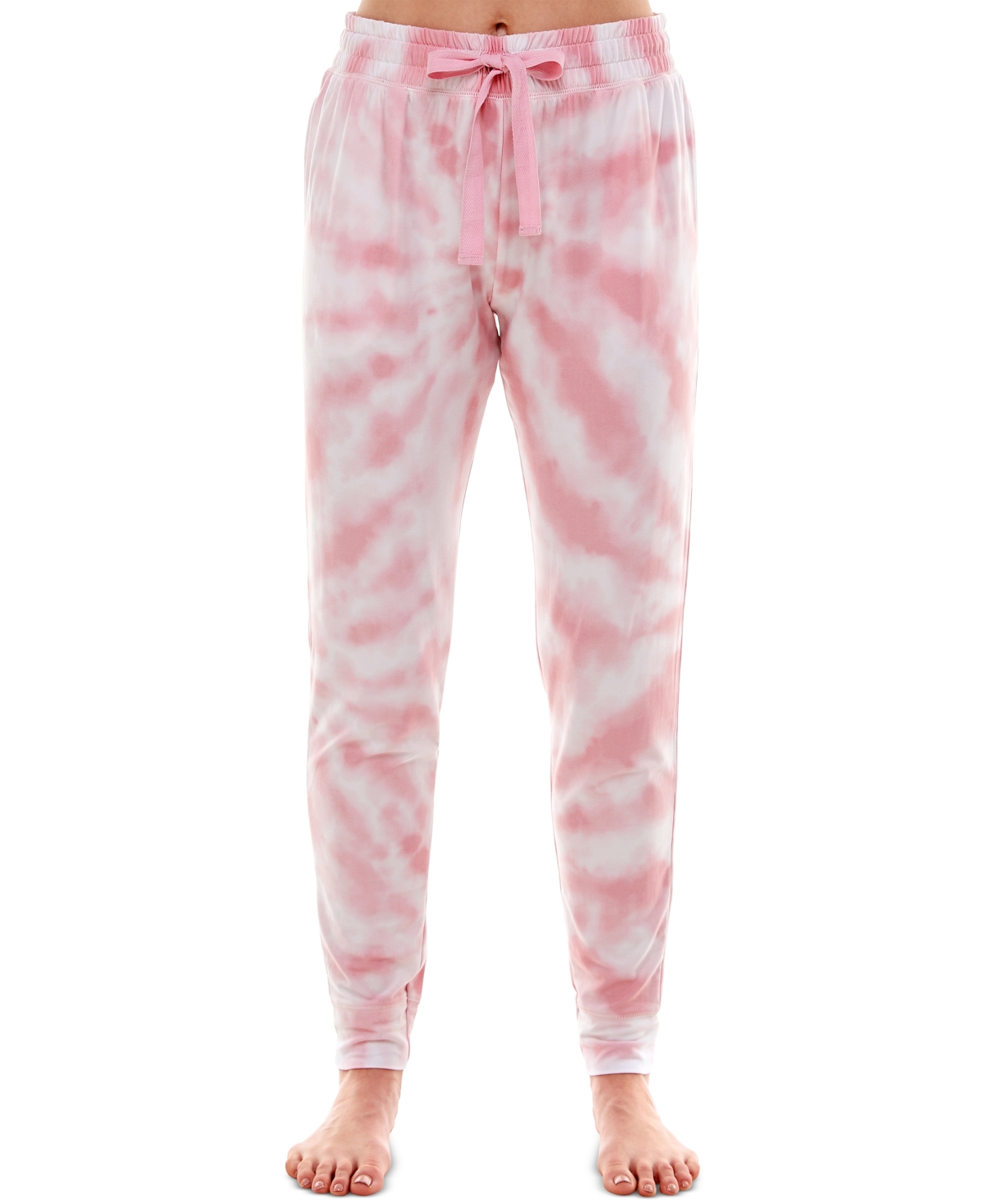 Roudelain Women's Ultra-Soft Jogger Pajama Bottoms, Set of 2 -/ Powderpuff Tie Dye