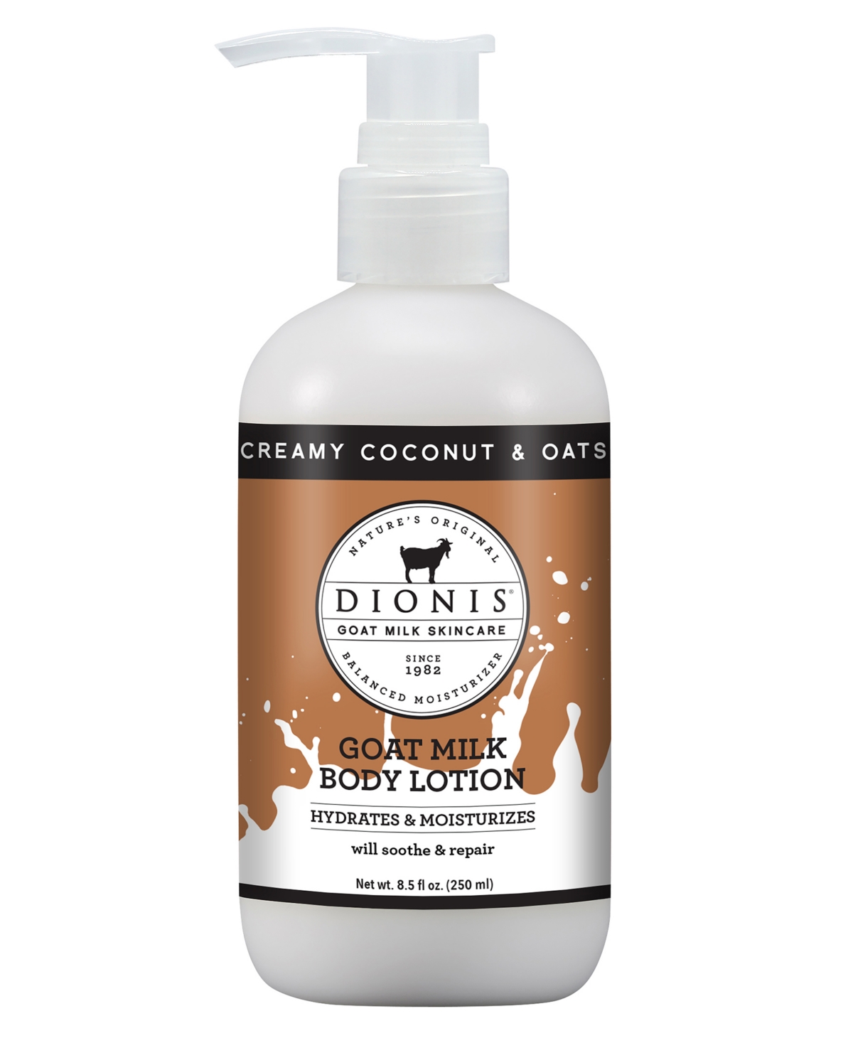 Goat Milk Body Lotion - Creamy Coconut & Oats, 8.5 oz.