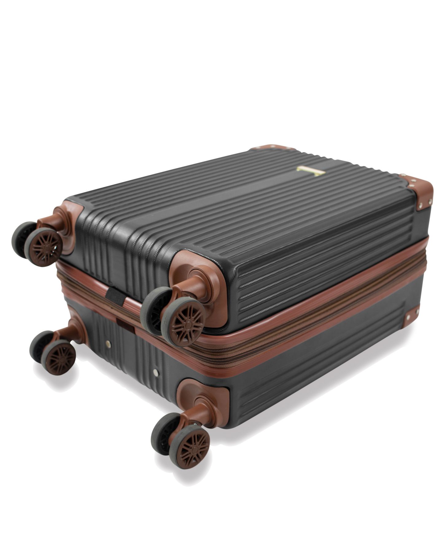 Чемоданы Puíche Trésor Carry-on Vanity Trunk Luggage, Set of 2, цвет: Чёрный — фото 7