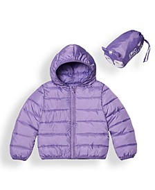 Little Girls Water-resistant Packable Pals Jacket