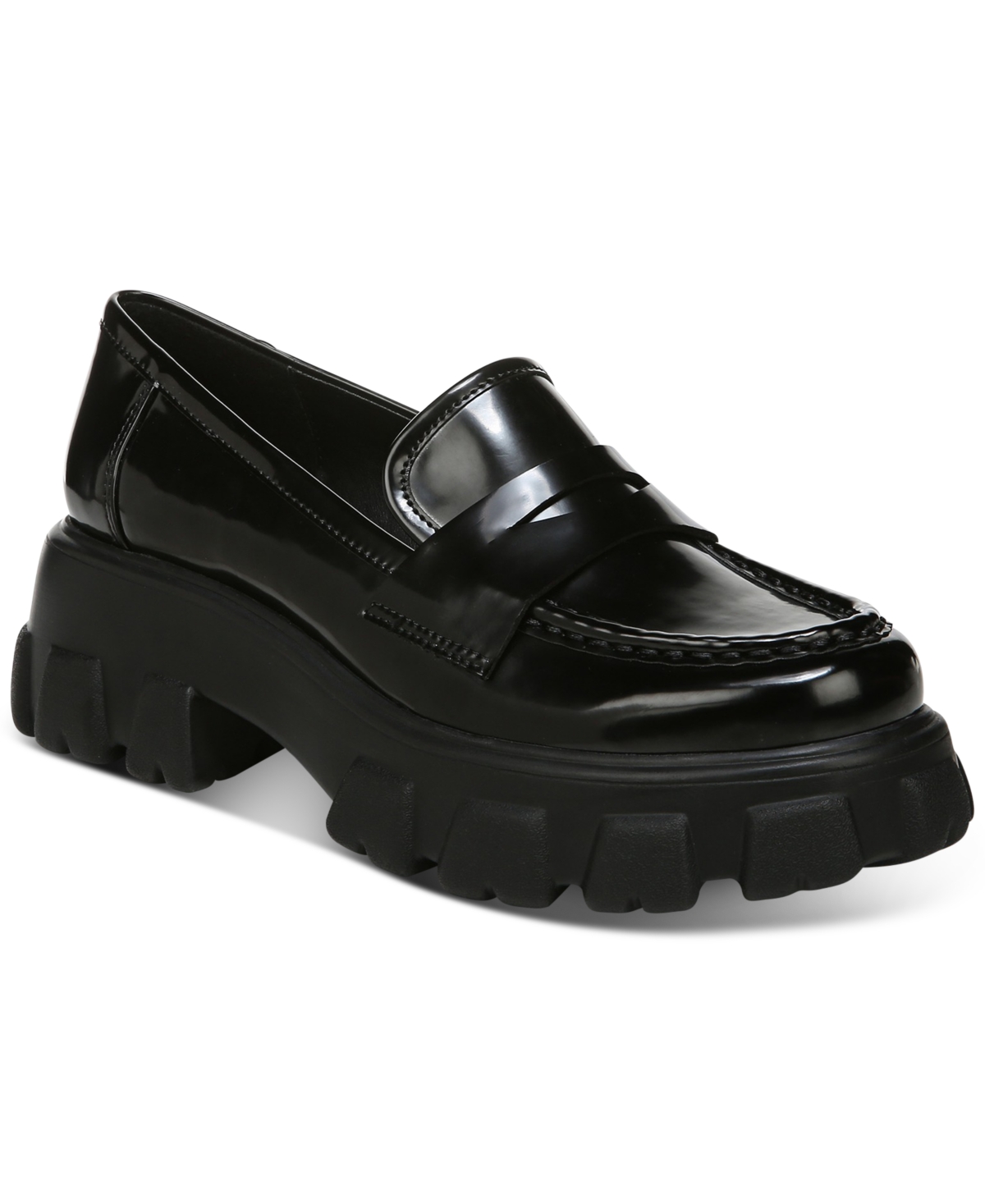 Paz Lug Sole Loafers, Created for Macy's - Black