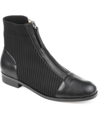 Women's Bexlie Front Zip Knit Ankle Booties