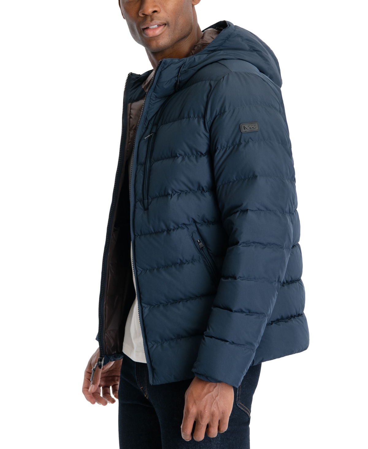 Michael Kors Men's Hooded Puffer Jacket, Created For Macy's