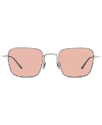 Titanium Rectangular Men's Sunglasses, PR 54WS
