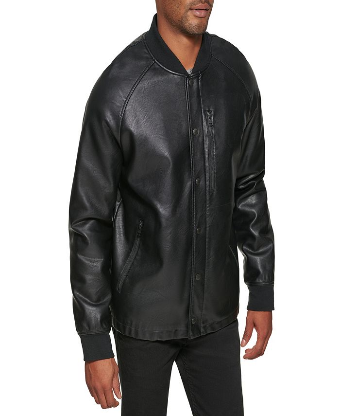 Levi's Men's Faux Leather Depot Jacket - Macy's